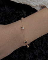 heart chain bracelet