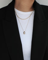 shiny beans necklace