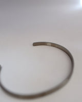 simple winding stainless bangle(stainless steel)