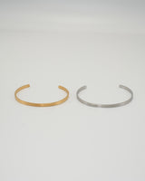 simple winding stainless bangle(stainless steel)