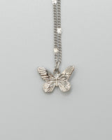 shiny butterfly necklace