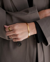 simple winding stainless bangle(stainless steel)