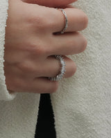 luxurious zir ring & ear cuff