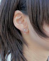 magnet ribbon earring