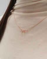 rope ribbon necklace