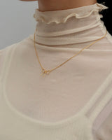rope ribbon necklace