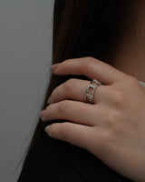 twist chain nuit ring