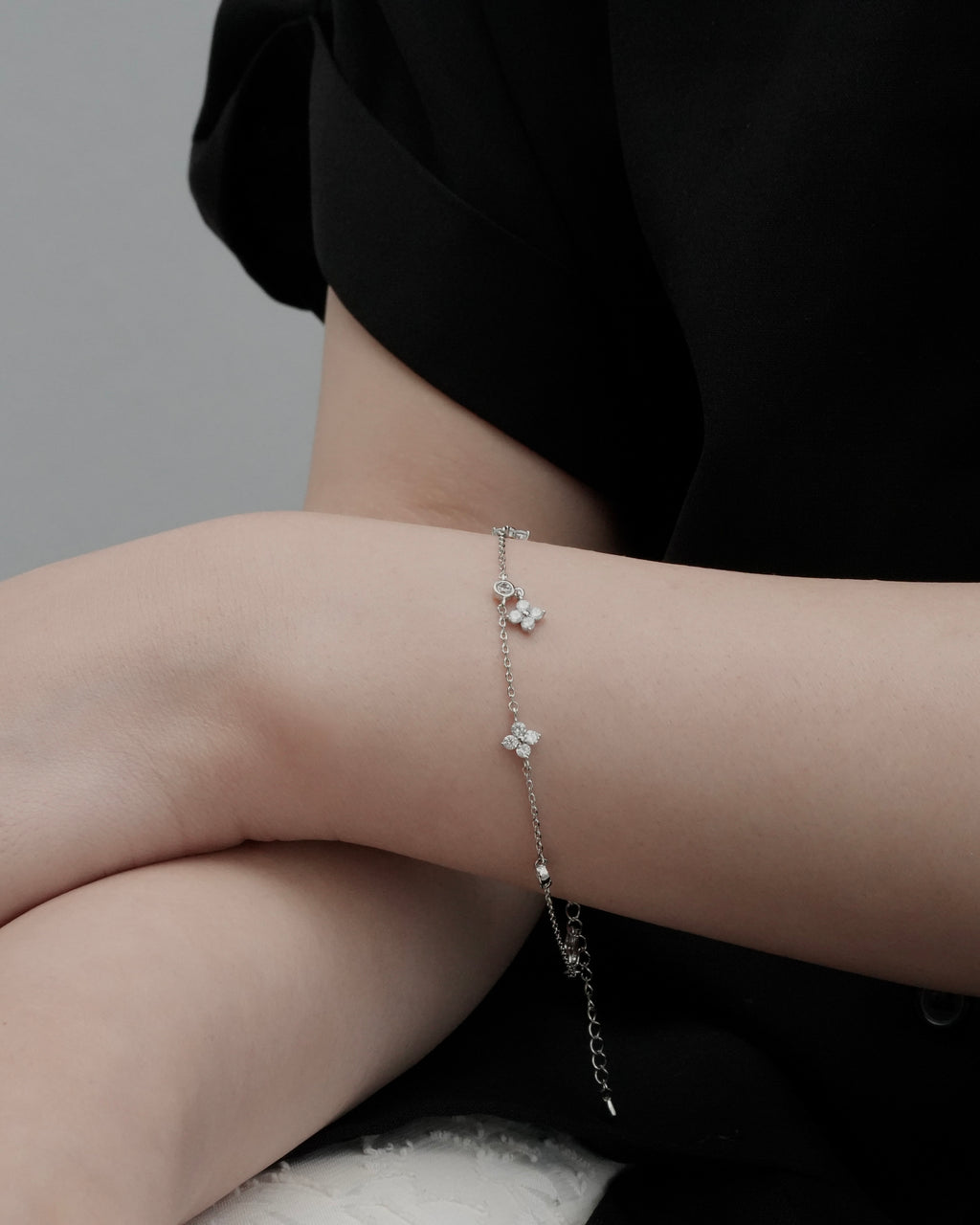 きらきら Pave レター イニシャル ブレスレット ☆GOLD☆S925 210.jpg