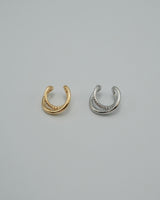 cross cubic ear cuff