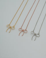 rope ribbon necklace