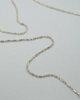 crystal chain necklace (silver925)