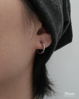 minimal hoop earring(stainless steel)