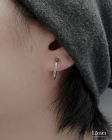 minimal hoop earring(stainless steel)