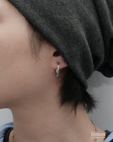 minimal hoop earring(stainless steel)