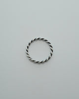 twisted rope ring(silver925)