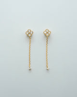 clover chain magnetic earring