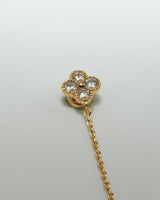 clover chain magnetic earring