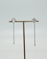 clover chain magnetic earring