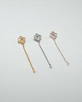 clover chain magnetic earring