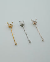 butterfly chain magnetic earring