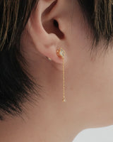 clover chain magnetic earring