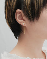 clover chain magnetic earring