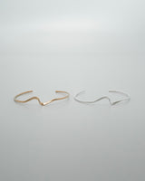 mat wave cuff bangle