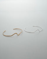 mat wave cuff bangle