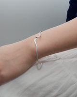 mat wave cuff bangle