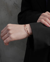 twist line stainless bangle (stainless steel)