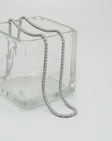 clear strand stainless necklace (stainless steel)