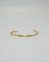 twist line stainless bangle (stainless steel)