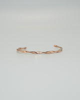 twist line stainless bangle (stainless steel)