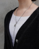 coin toggle stainless necklace