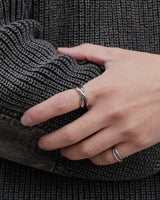 dual crossover stainless ring (stainless steel)