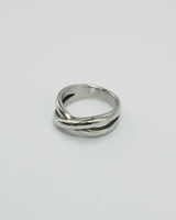 dual crossover stainless ring (stainless steel)