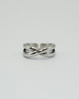 dual crossover stainless ring (stainless steel)