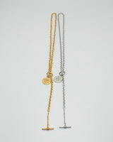 coin toggle stainless necklace