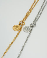 coin toggle stainless necklace