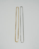 rectangular chain stainless necklace (stainless steel)