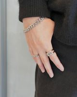 curb chain stainless bracelet (stainless steel)