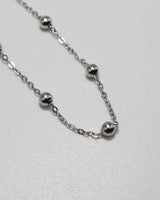 Station Ball Necklace(stainless steel)