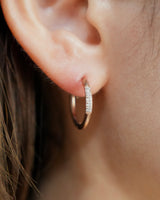 cubic zir mini hoop pierce(stainless steel)