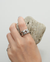 knot link stainless ring (stainless steel)