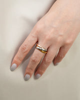 triple union stainless ring