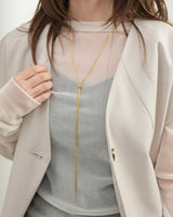 nfinite sliding lariat necklace(stainless steel)