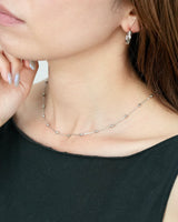 Station Ball Necklace(stainless steel)