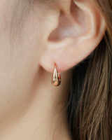 mini plump hoop pierce (stainless steel)