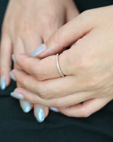 Minimal Cubic Zirconia Ring