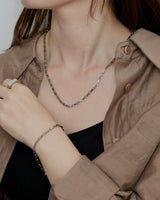 rectangular chain stainless bracelet(stainless steel)